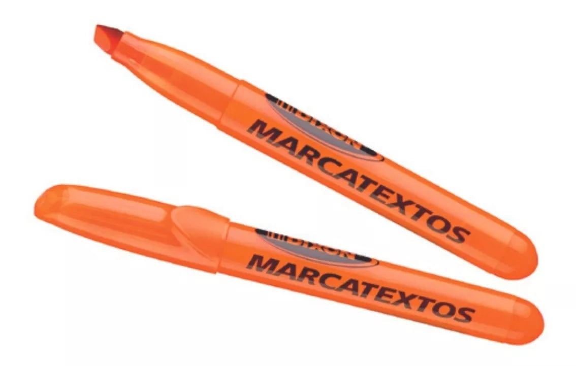 Marcadores Marcatextos Fluorescentes Dixon Easy Caja 12 Piezas