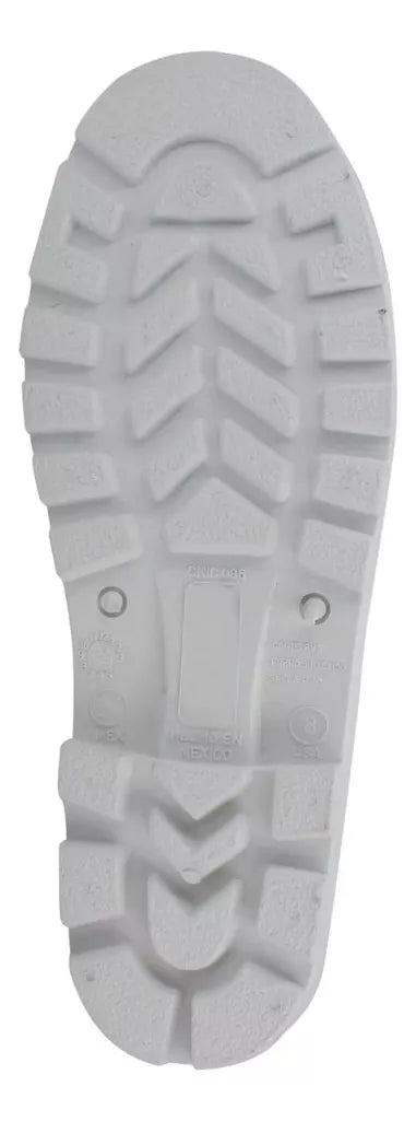 Botas Plasticas Sanitarias Surtek 27 Cm Pvc Blancas