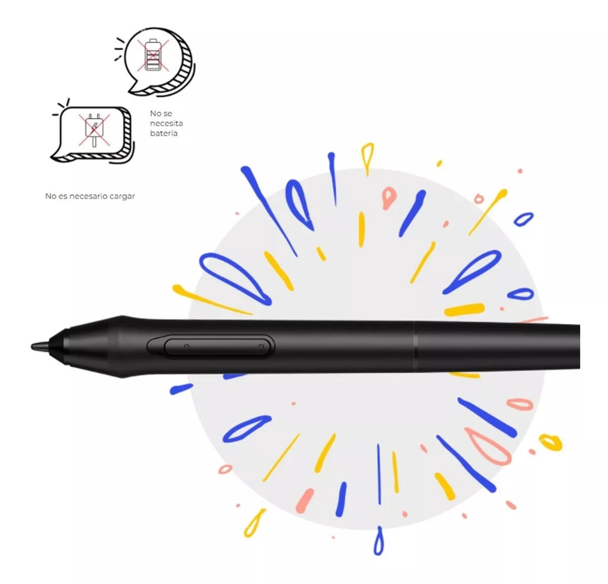 Lápiz Óptico P05d Sin Batería Tableta Digitalizadora Xp-pen
