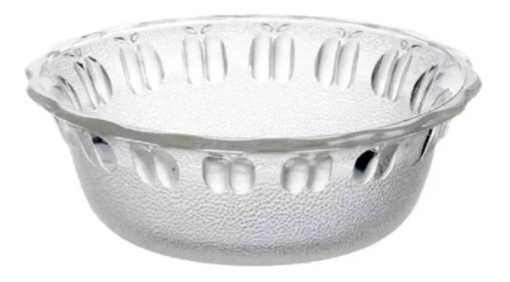 6pz Tazón Vidrio Juego Refractario Dulcero Chico Vittori