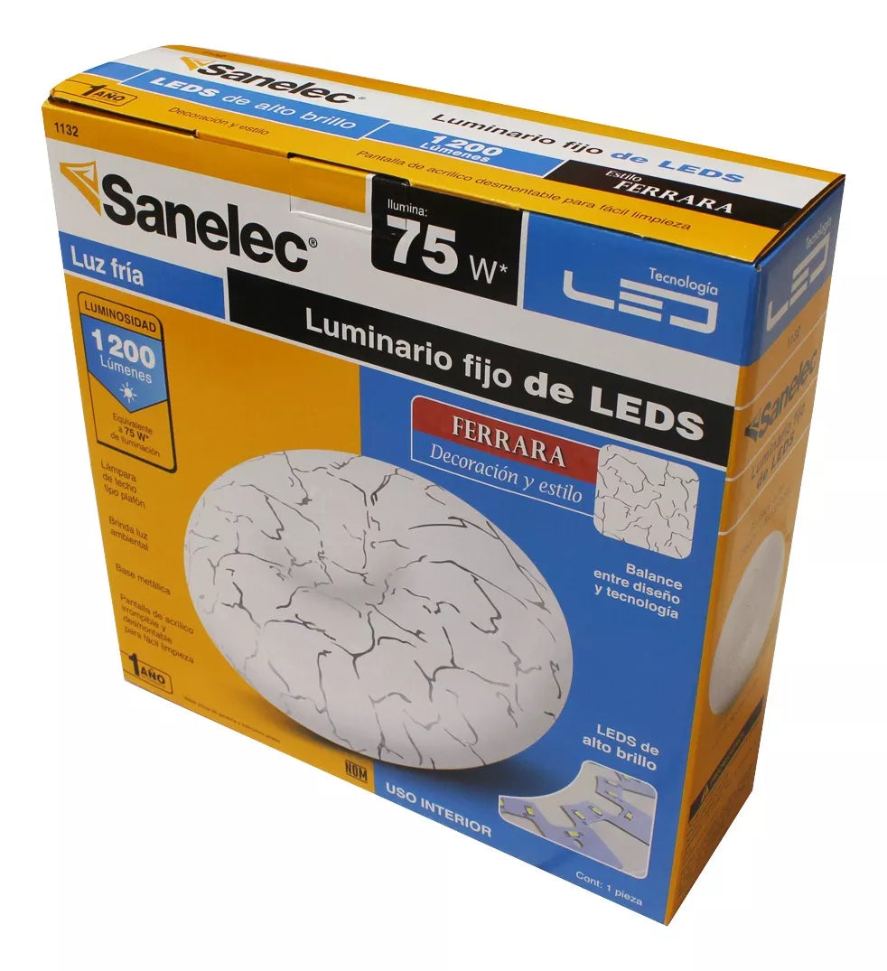 Lampara Led Tipo Plafon Redondo Producto Ecologico