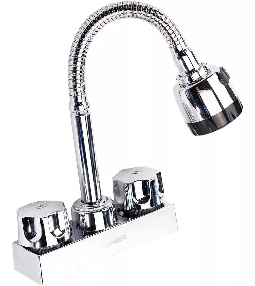 Mezcladora Flexible Lavabo Meer Llave Cocina 1/4 Vuelta