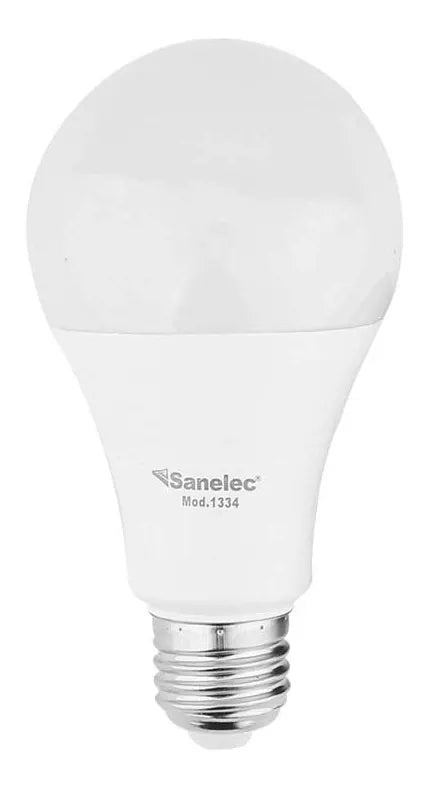 Foco Led Tipo A19 14w Sanelec Luz Fría Omnidireccional