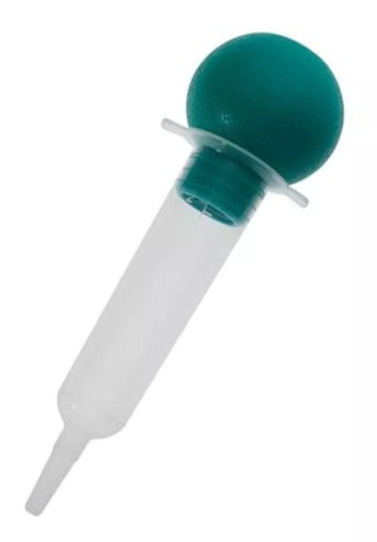 10 Jeringas Asepto Bulbo Flexible Esteril Graduada Amsino