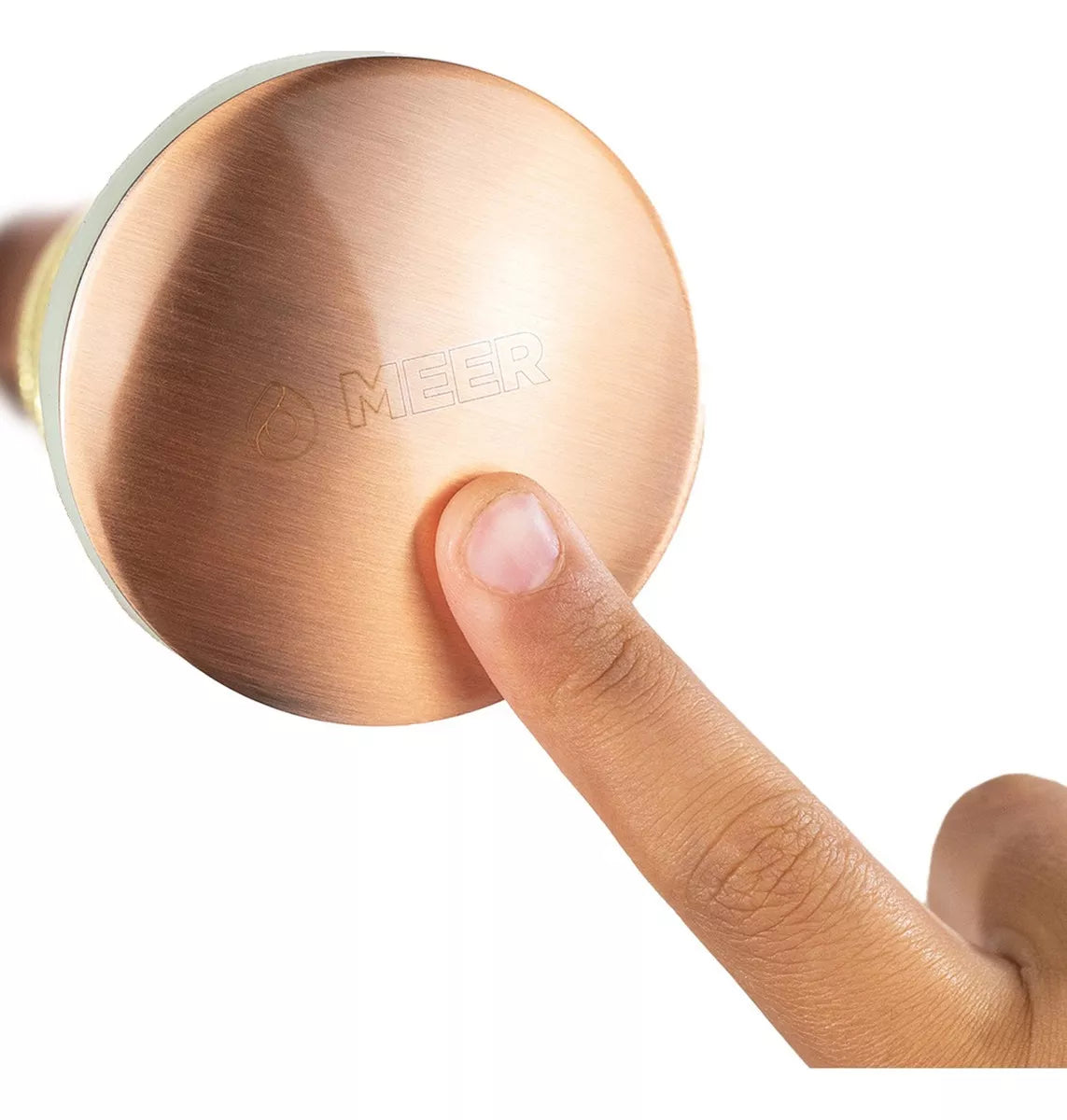 Contra Lavabo Pop Up Meer Circular Oro Rosado 1 1/4 Pulgadas