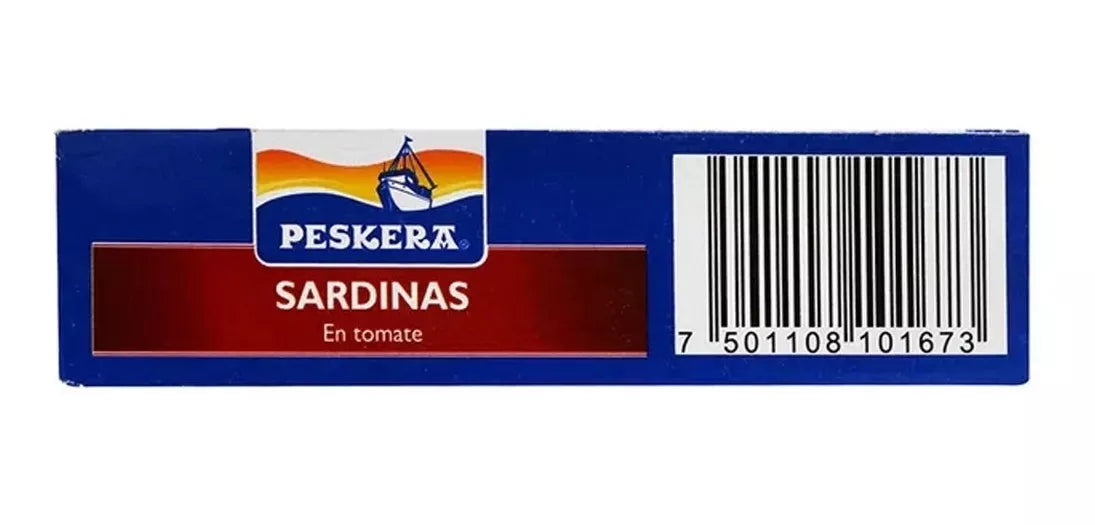 Sardinas En Tomate Peskera Lata 115g