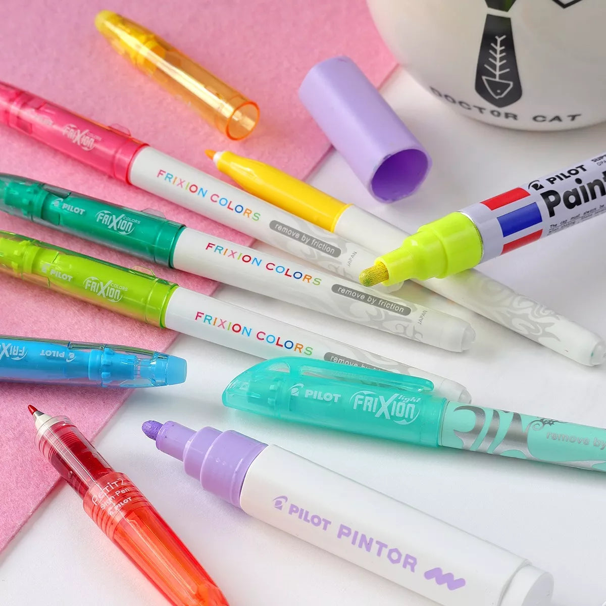 6 Marcadores Frixion Colors Pilot Tinta Borrable Colores
