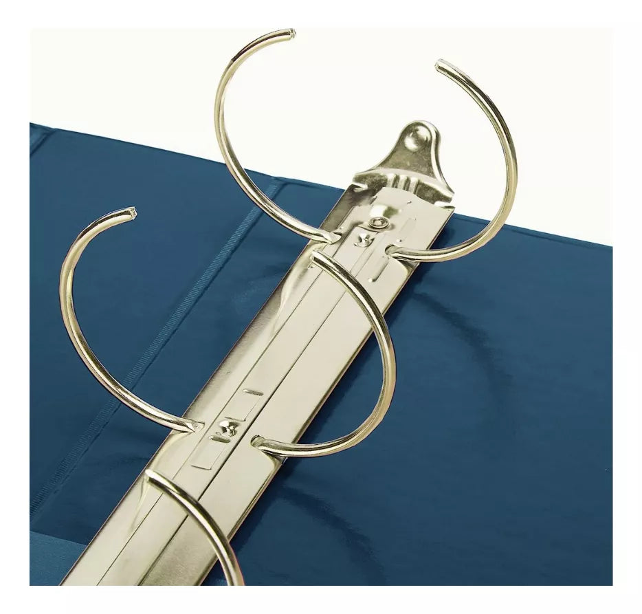 1 Carpeta Vinil Baco Personalizada Carta Economica 3pulgadas Color Azul