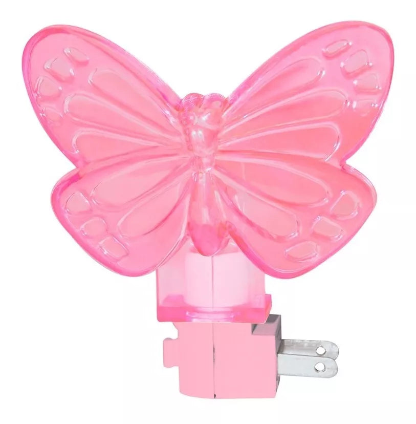 Luz Noche Sanelec Kids 4w Diseño Mariposa
