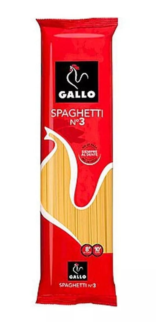 Spaghetti Pasta Italiana Premium Bolsa Gallo 450g