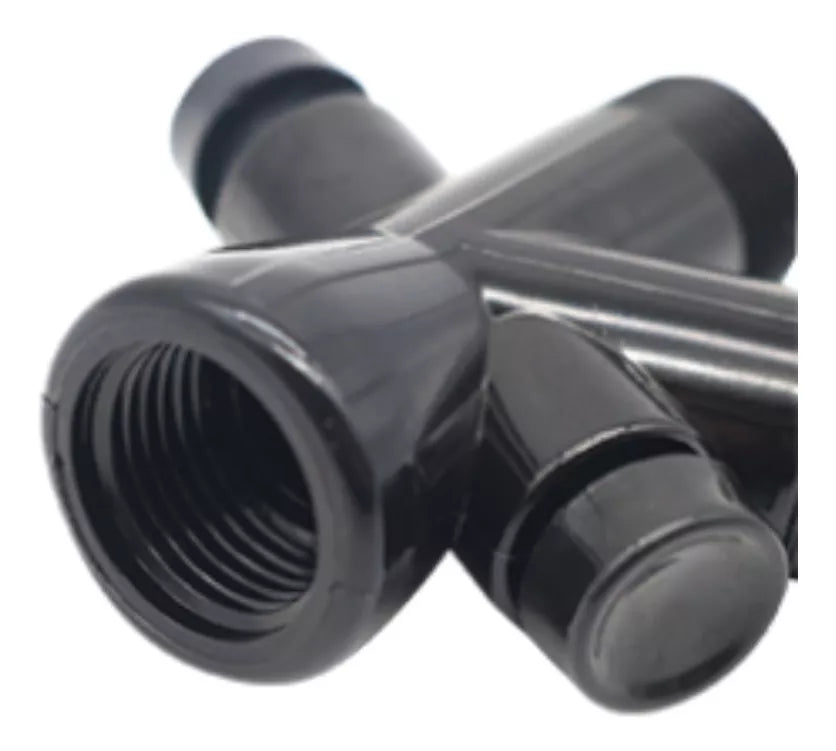 Desviador Regadera Meer Plastico Color Negro