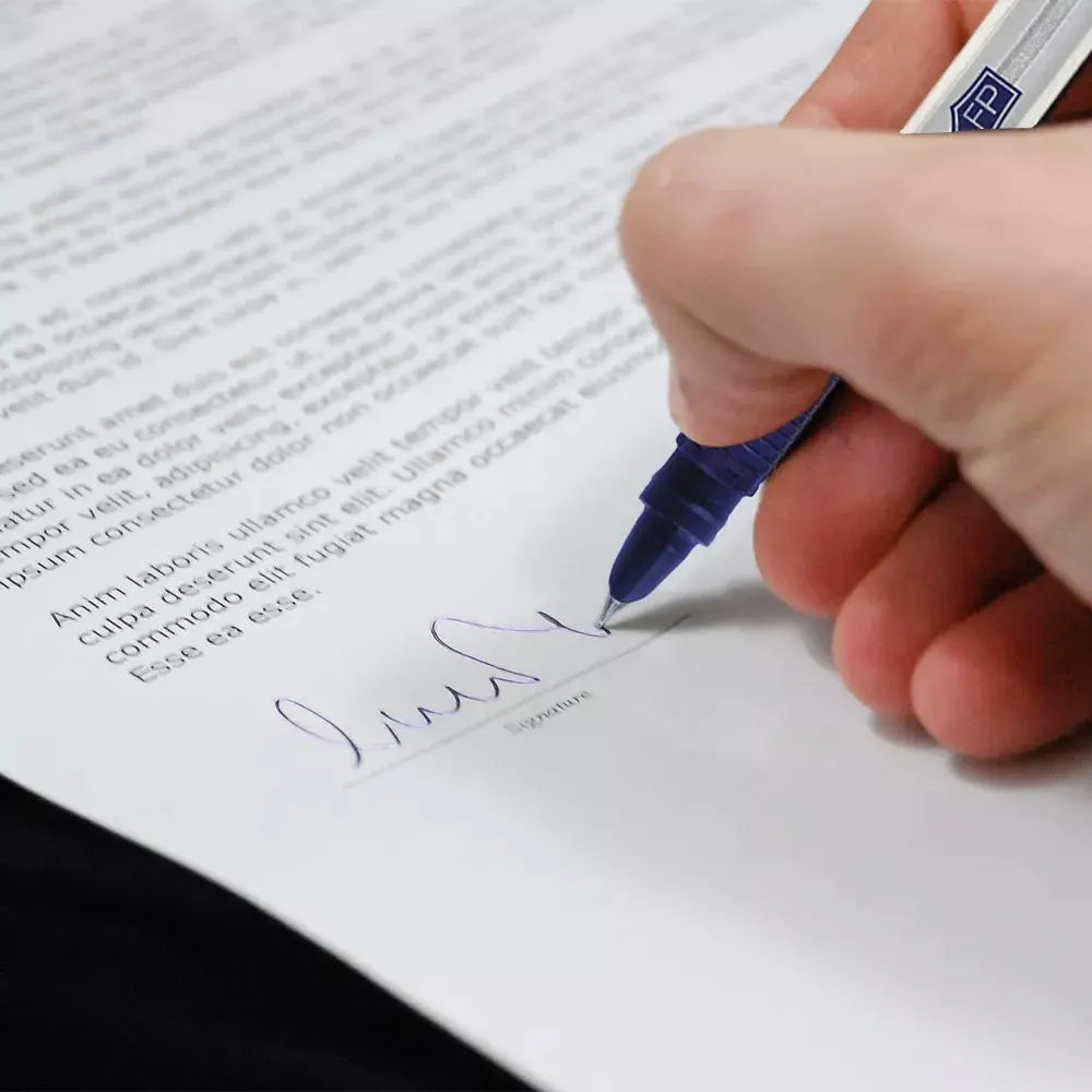 Pluma Fuente Zebra Blister Tinta Azul Recargable Acero Inoxidable - Marchante MX