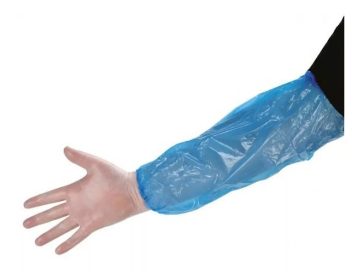 100 Cubre Manga Protector Polietileno Liga Ajustable Alyger