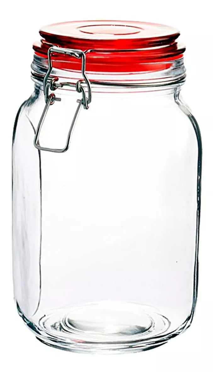 Envase Brocal Vidrio Cocina Dulcero 1000ml Elegir Color Tapa