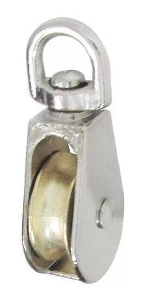 Polea Garrucha Noria 1´´ Diametro Niquelado Santul Polea