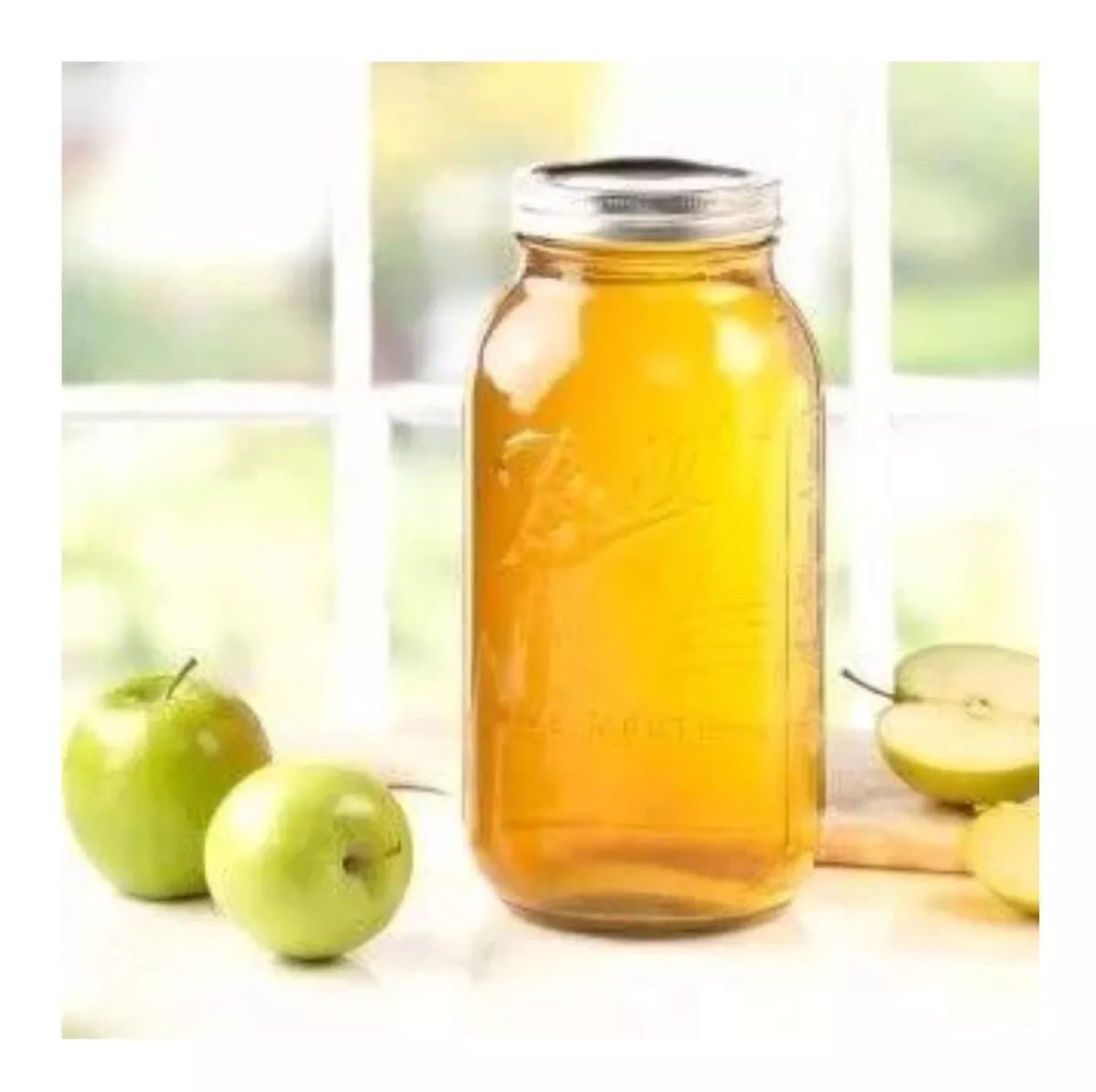 4 Mason Jars Ball Vidrio 2 Boca Regular 2 Ancha 473ml 943ml