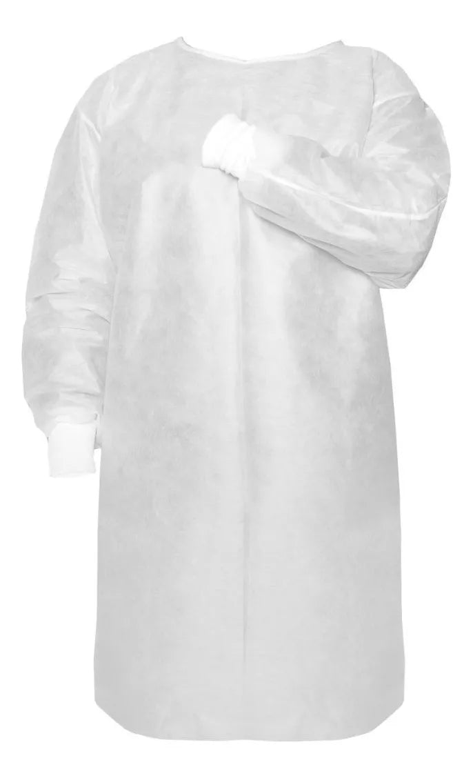 10pz Bata Quirúrgica Cirujano Desechable Esteril Puño Alyger