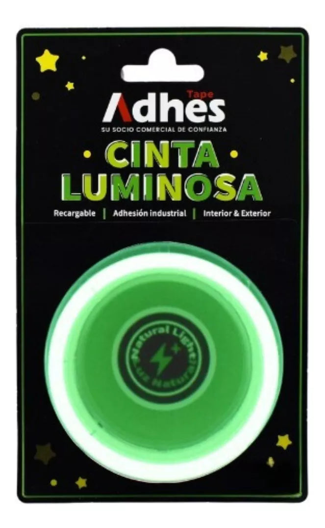 Cinta Adhesiva Luminiscente Adhes 24mm X 8m Luminosa