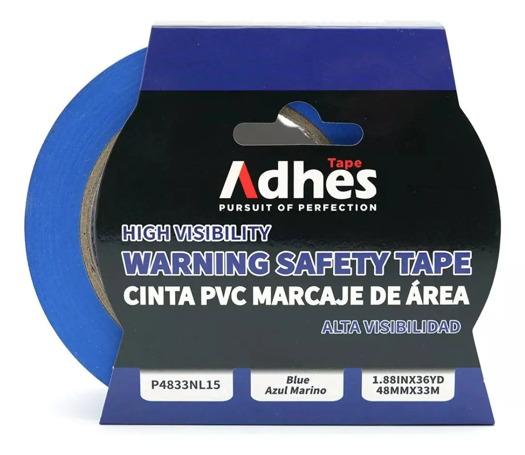 Cinta Delimitadora Area Marcaje Pisos Adhes 48mmx33m Elegir Color Azul - ADHES