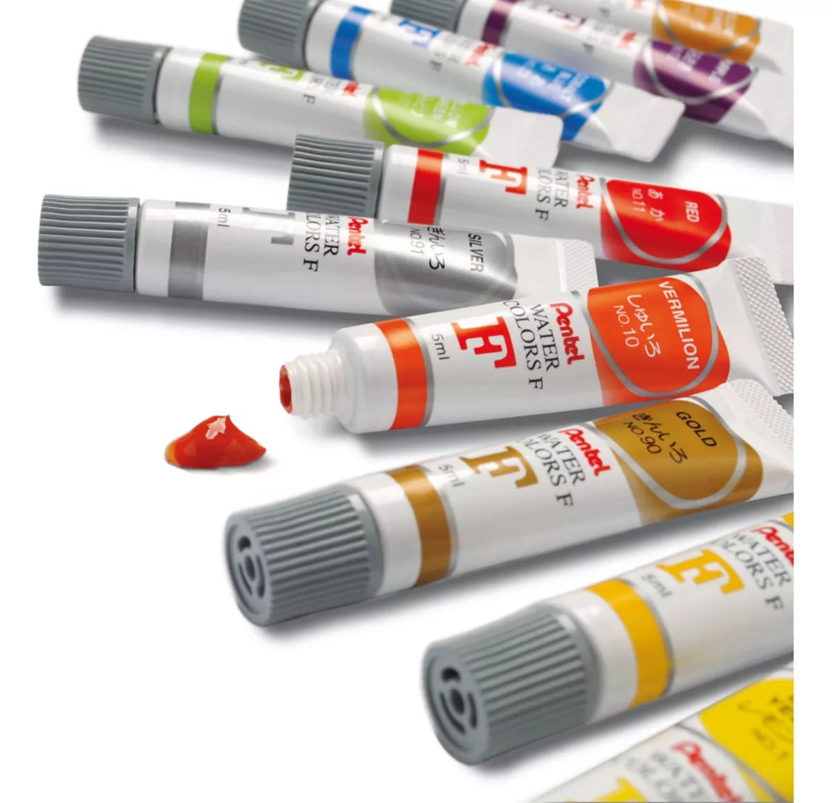 Estuche 24 Tubos Acuarelas Profesionales Pentel Arts 5ml