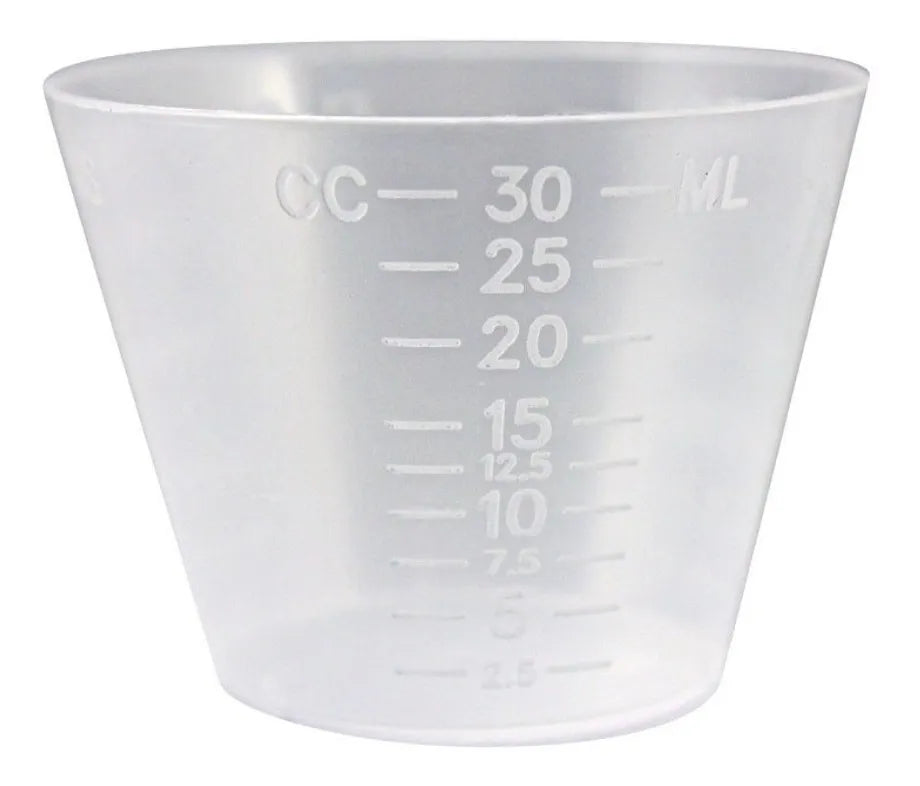 100 Vasos Medicamento Medicina Graduado Medicion 30ml 1oz