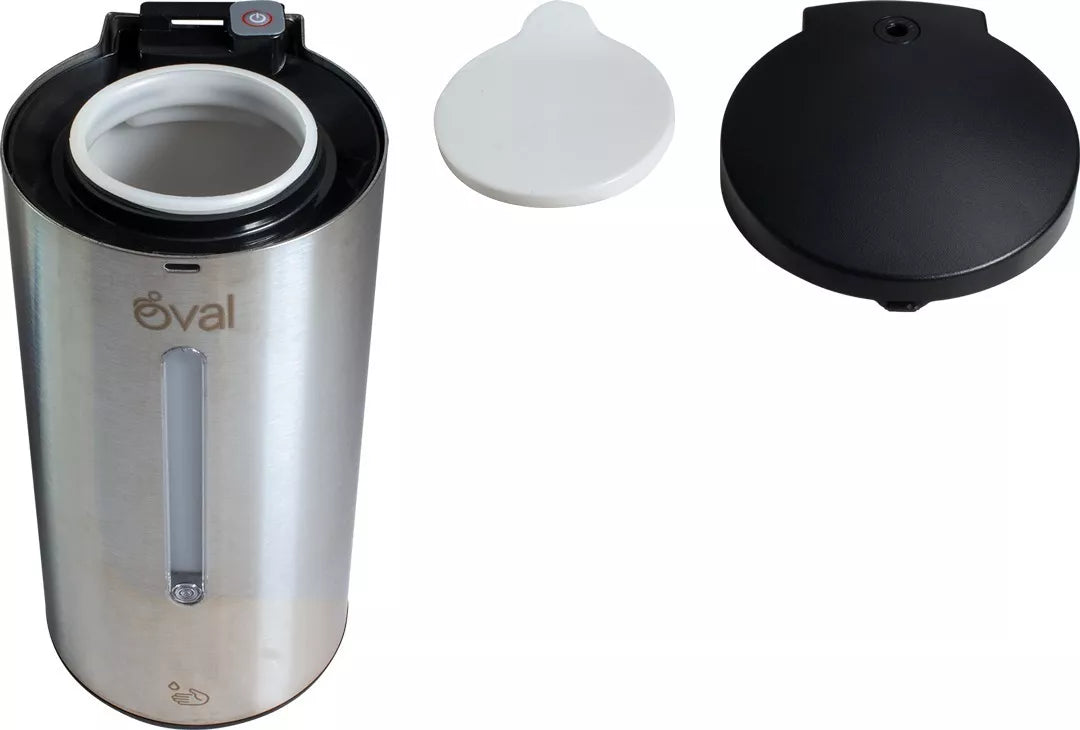 Jabonera Automatica Oval Gel Acero Inoxidable 700 Ml