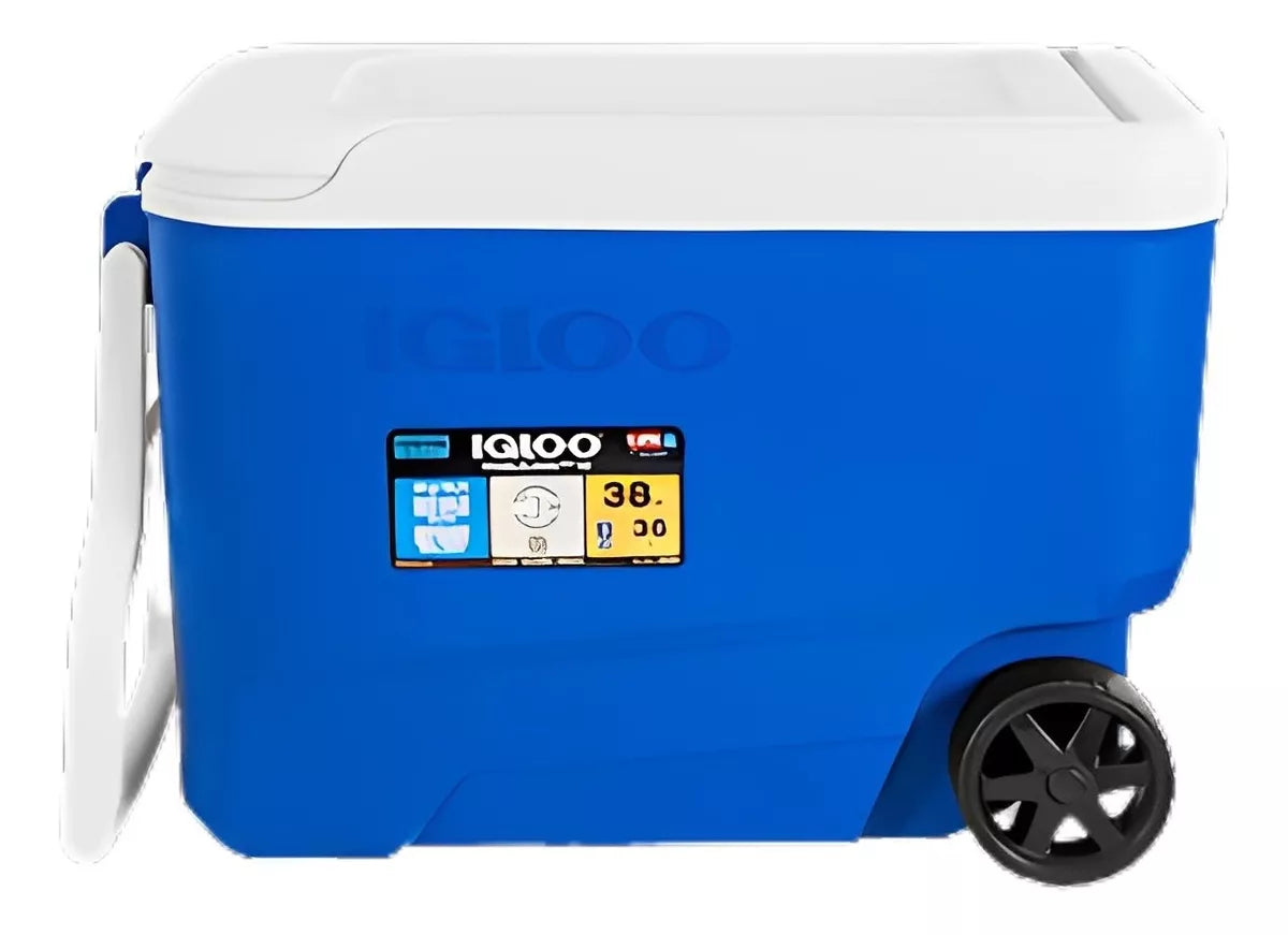 Hielera Portatil IGLOO Asas Llantas Resistente 36lts