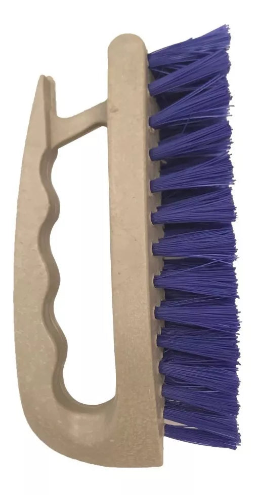 Cepillo Plástico Tipo Plancha Limpieza Mango Lavar Baño Ropa