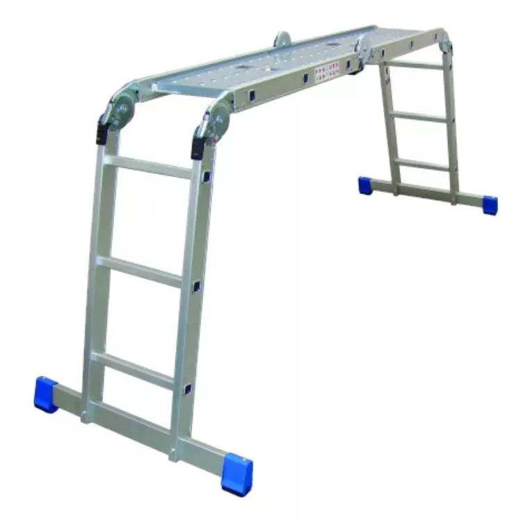 Escalera De Aluminio Multipropósito Peldaños 706756 Plateado