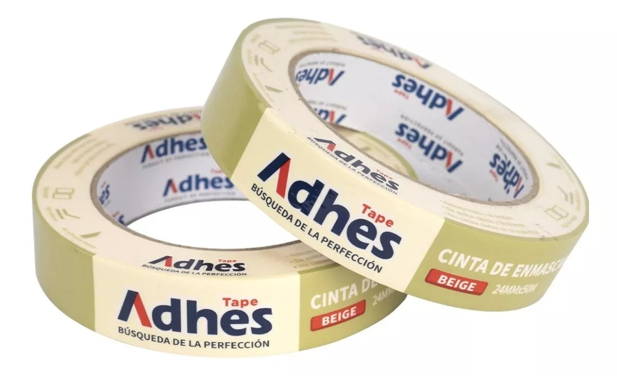 Cinta Beige Enmascarar Adhes 24mm X 50m Masking Tape Papel