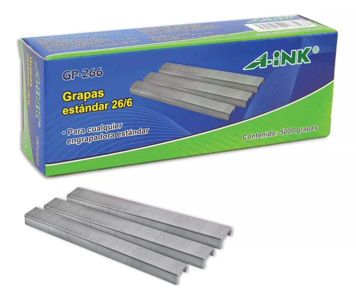 5000 Grapas Estandar A-ink Para Engrapadora Acero Oficina
