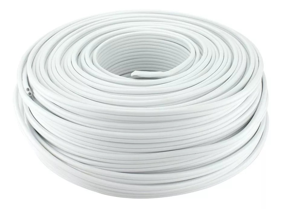 100m Cable Pot Blanco Alucobre Keer 12 Awg 10a 300v