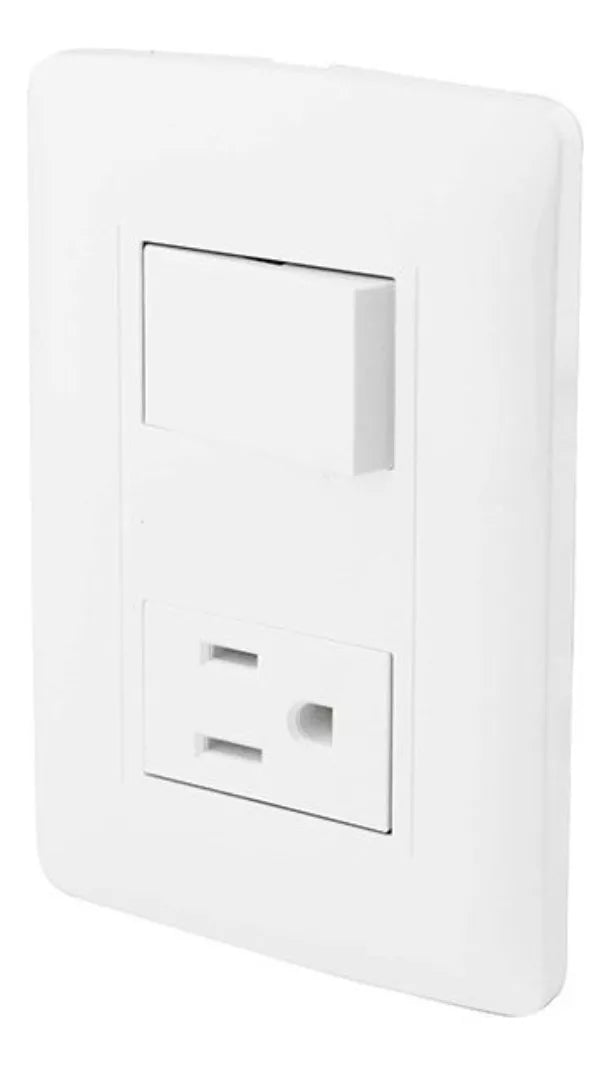 10 Pzs Placa Toscana Sanelec Apagador C/contacto 4459