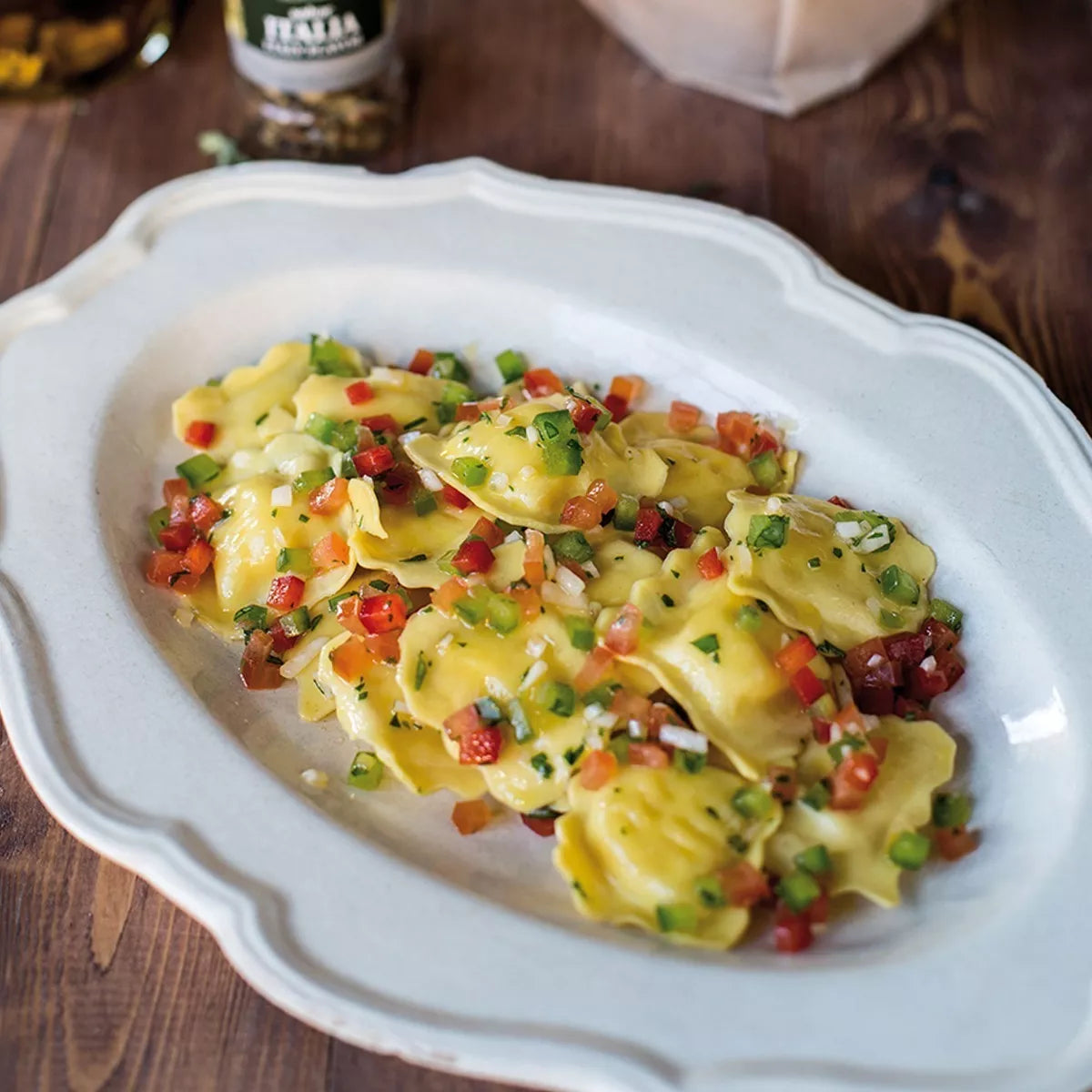 Pasta Ravioles Con Queso Gallo Bolsa 250gr Gourmet Ravioli