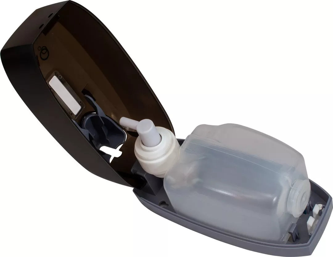 Dispensador De Jabón Espuma 750ml Oval Jabonera Rellenable Color Negro