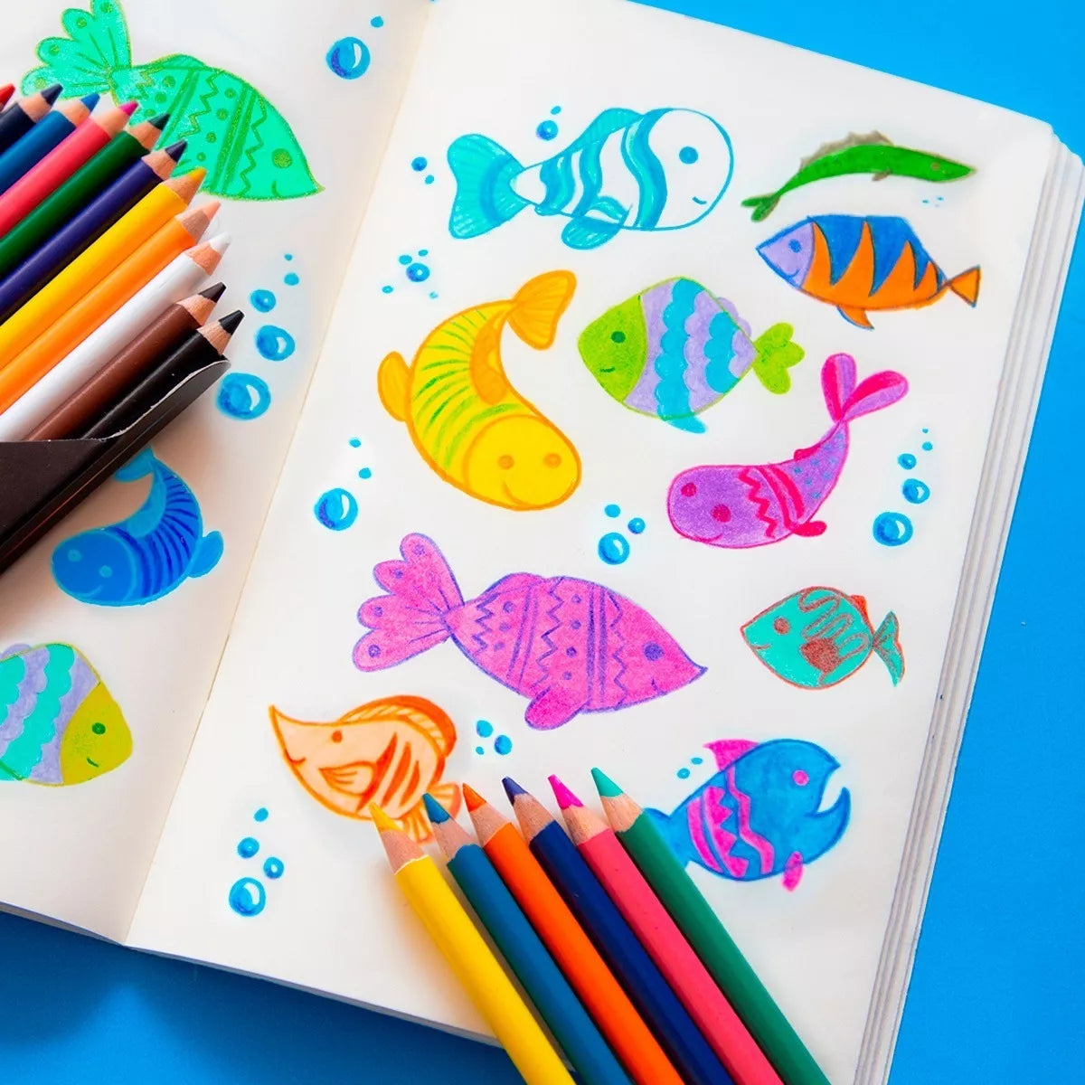 36 Lápices De Colores Prismacolor Junior Pastel Metalicos