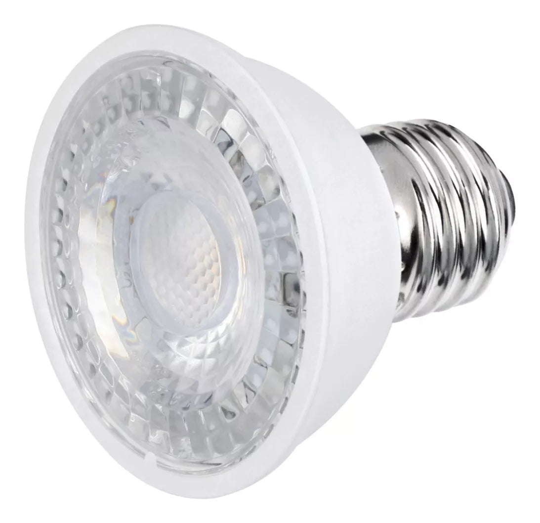 Foco LED Dicroico Aksi E27 55w 7w Luz Cálida 127v Paquete 10 piezas