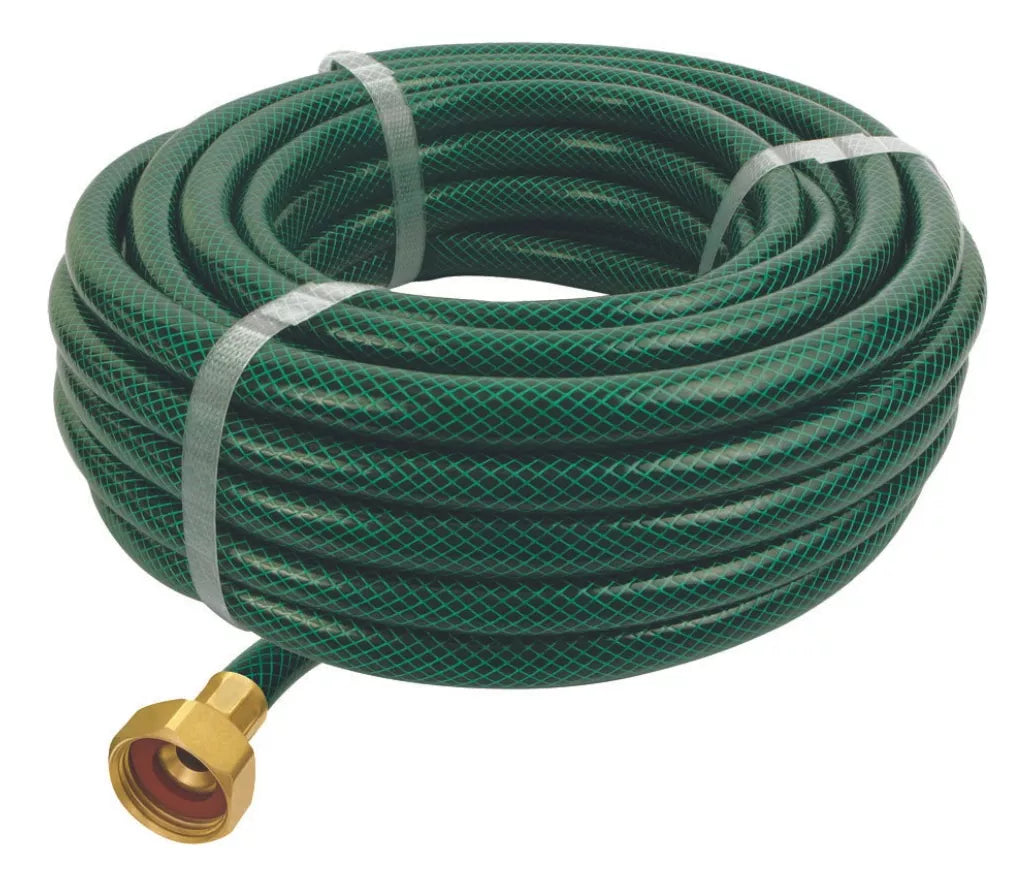 Mangueras Para Jardin Super Reforzada Laton Aksi Color Verde