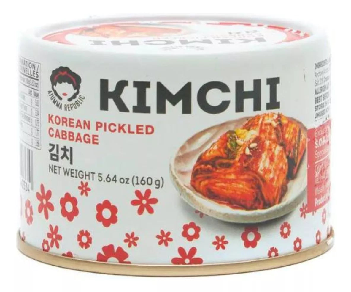 Col En Vinagre Kimchi Ajumma Republic 160g Lata Corea