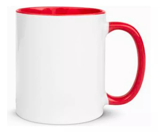 Taza Blanca Color Make 11oz Sublimacion Interior de Colores 36 Piezas Elegir Modelo