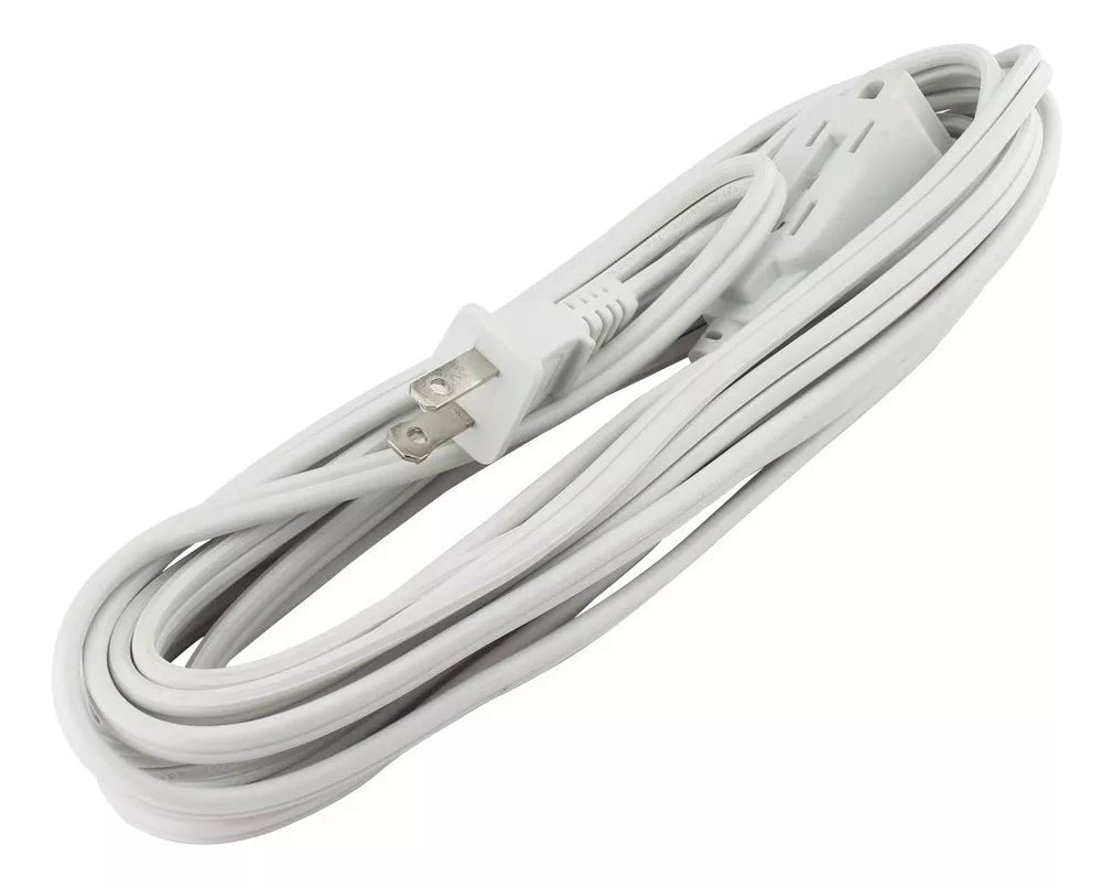 Extensión Blanca Contactos Polarizados 5m Santul Uso General