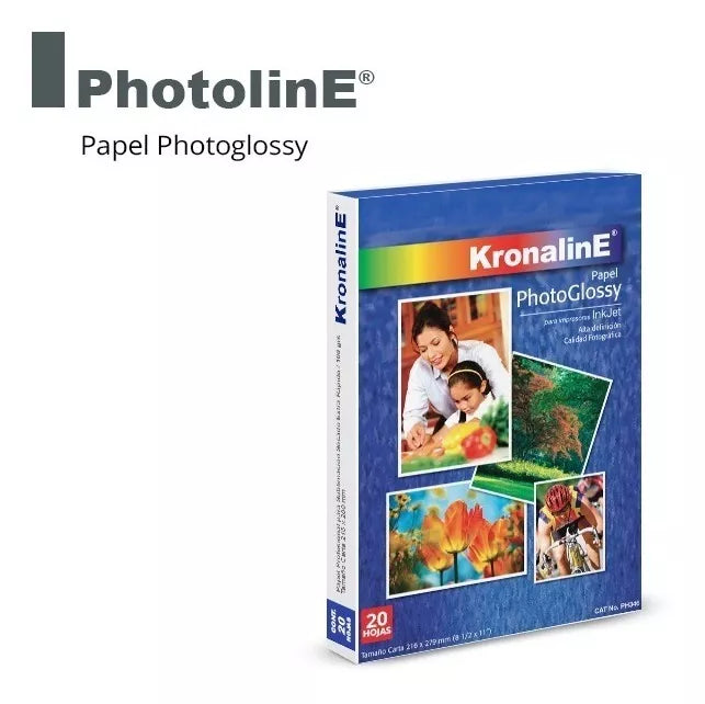Papel Fotográfico Brillante 25 Pack 4x6 Kronaline Ph349 Foto
