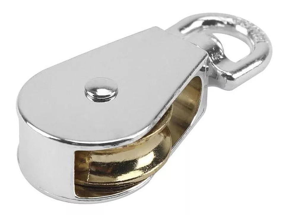 Polea Garrucha Noria 1´´ Diametro Niquelado Santul Polea