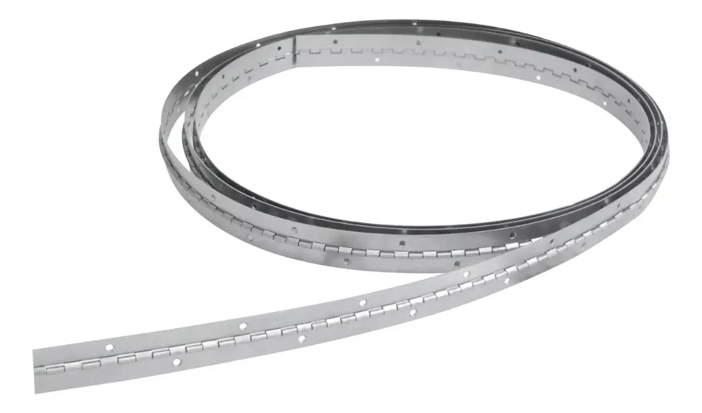 Bisagra Piano Lock Barrenadas 1'' X 3.5 M Acabado Natural