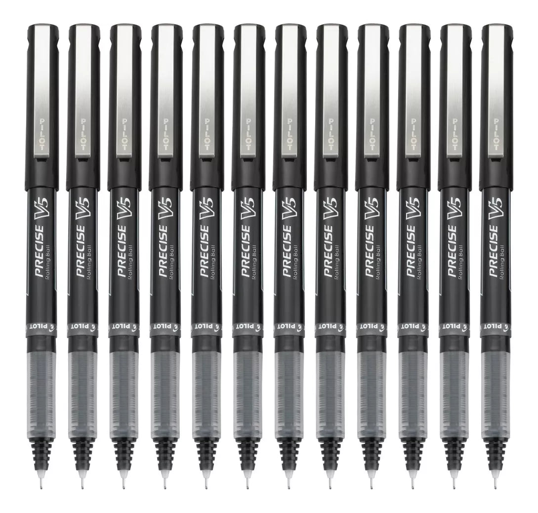 12 Plumas Pilot Bolígrafo Precise V5 Tinta Liquida Extrafino Color a Elegir