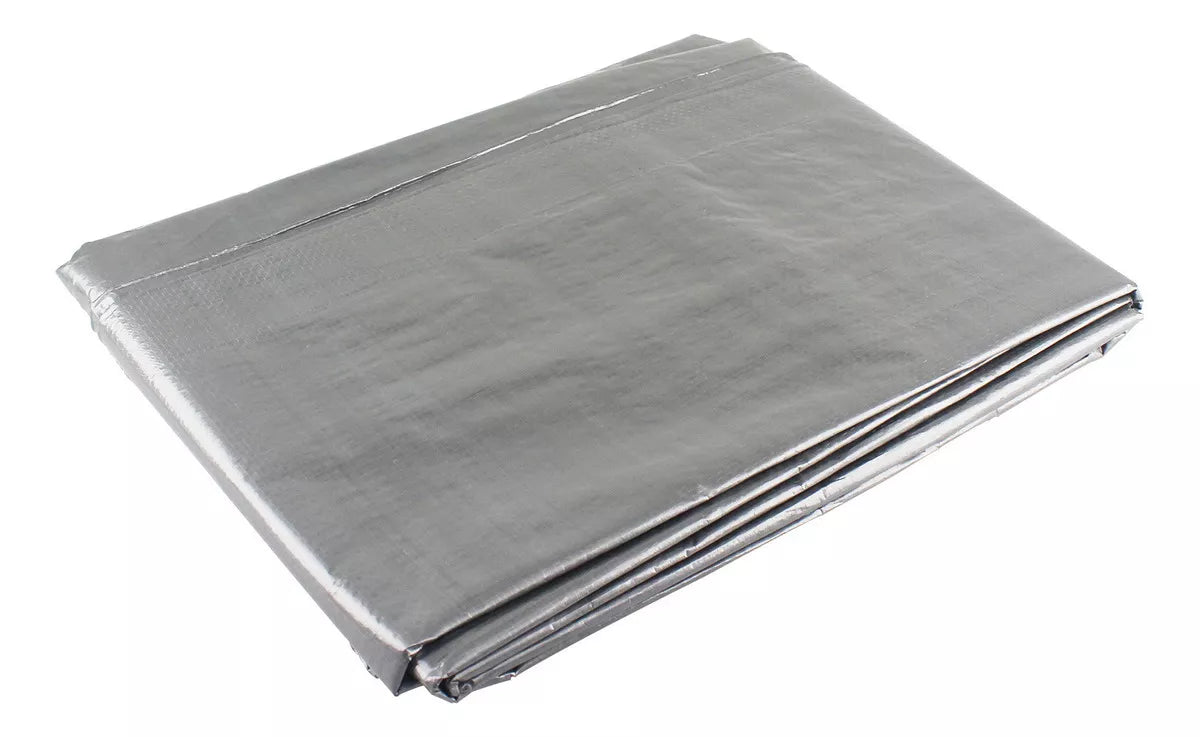 Lona Uso Ligero Reforzada Santul Polietileno 3x3m Gris 5494