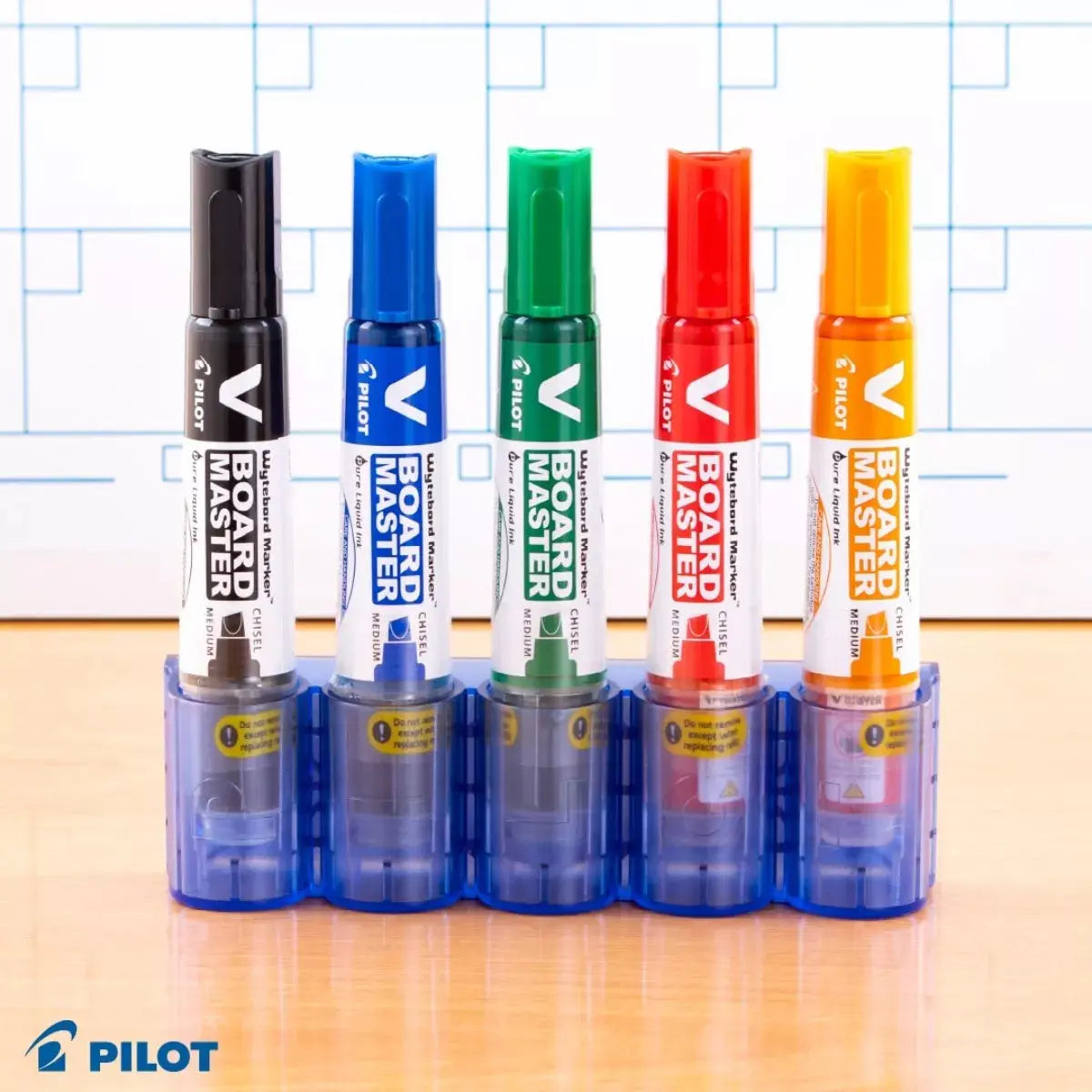 2 Cartuchos Repuestos Tinta Pilot Marcador Pizarrón V Board Negro - Pilot - vista lateral