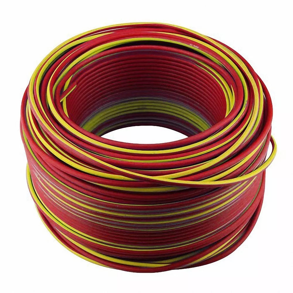 100 Metros Cable Ligero Keer 12 Awg Rojo Antiflama 2500 W