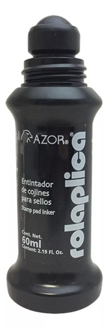 Tinta Sellos Rolaplica 60ml Azor Liquida Elegir Color - MarchanteMX