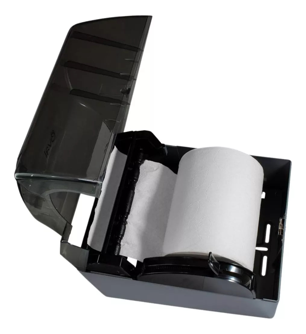 Despachador Toalla Oval Rollo Humo Uso Rudo Insutrial